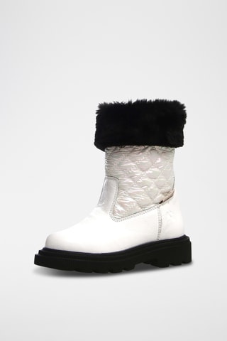 Botines forrados de piel Sylty Fluff - Blanco