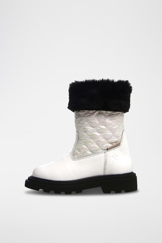 Botines forrados de piel Sylty Fluff - Blanco