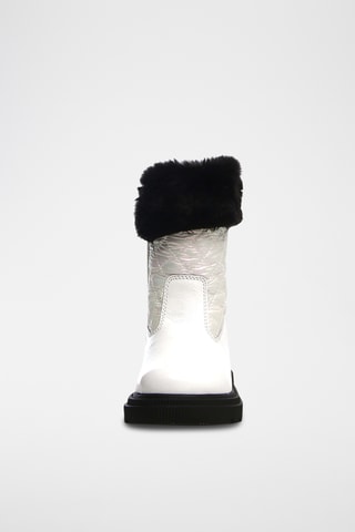 Botines forrados de piel Sylty Fluff - Blanco