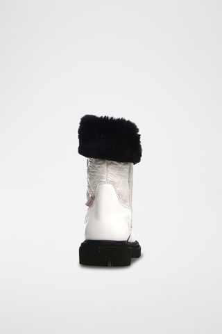 Botines forrados de piel Sylty Fluff - Blanco