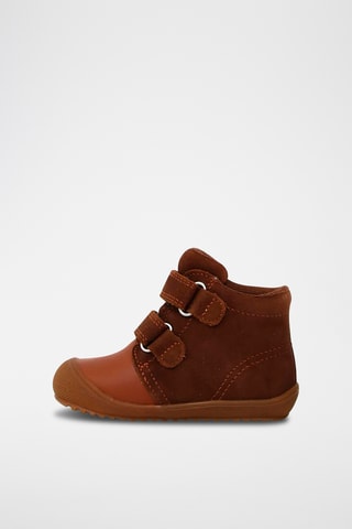 Botines de piel Leoti - Marrón