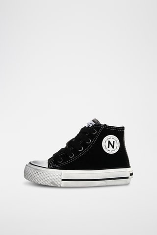 Zapatillas altas de nobuk Yflas - Negro