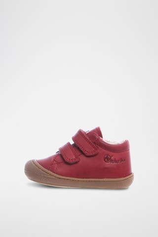 Zapatillas altas de piel Cocoon - Rosa oscuro