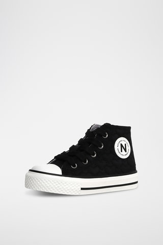 Zapatillas altas de nobuk Yflas - Negro