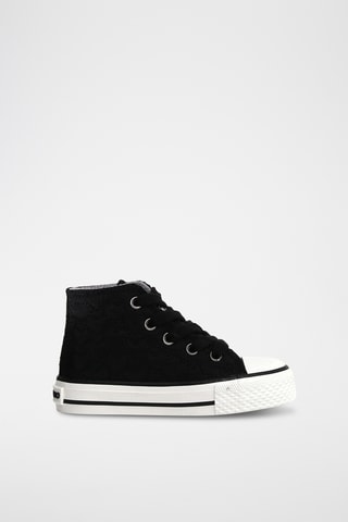 Zapatillas altas de nobuk Yflas - Negro