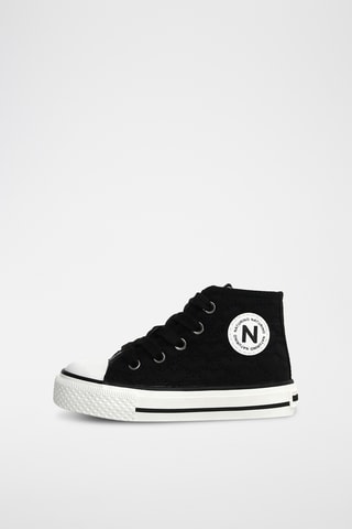 Zapatillas altas de nobuk Yflas - Negro