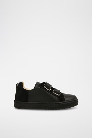 Zapatillas de piel Caleb - Negro