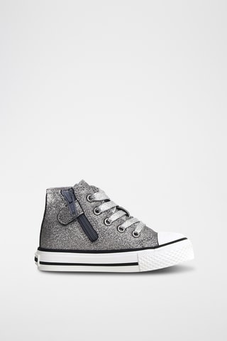 Zapatillas altas Yflas - Plateado
