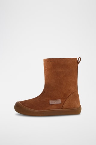 Botines de nobuk Klat Zip WP - Marrón
