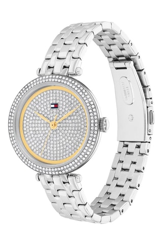 Reloj de cuarzo de acero inoxidable - Plateado