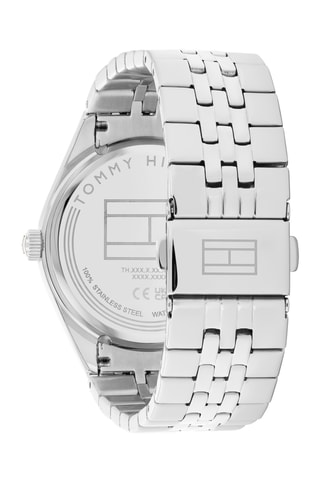 Reloj de cuarzo de acero - Plateado