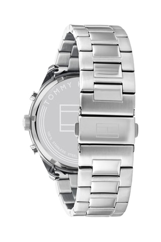 Reloj de cuarzo de acero - Plateado