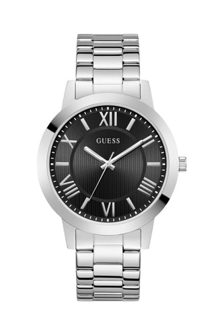 Reloj de cuarzo de acero inoxidable - Plateado
