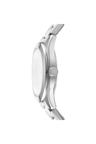 Reloj de cuarzo de acero - Plateado y rosa