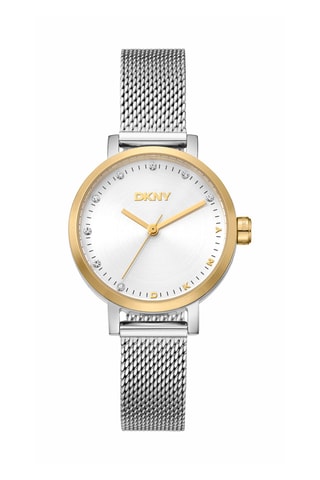 Reloj de cuarzo de acero - Plateado y dorado