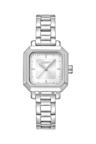 Reloj de cuarzo de acero - Plateado
