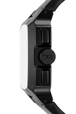 Reloj de cuarzo de piel Cliffhanger - Cronógrafo - Negro - Diesel