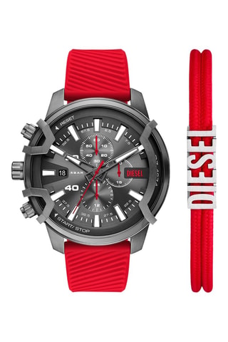 Estuche reloj de cuarzo de silicona y pulsera - Cronógrafo