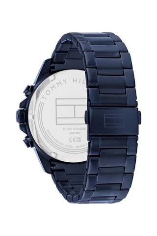 Reloj de cuarzo de acero inoxidable - Azul marino