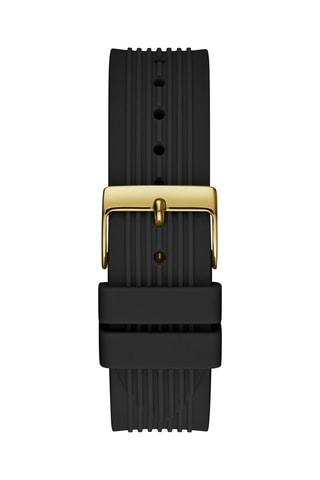 Reloj de cuarzo de silicona - Cronógrafo - Negro y dorado