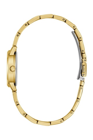Reloj de cuarzo de acero - Dorado y blanco