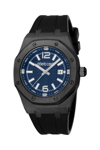 Reloj de cuarzo de silicona - Negro
