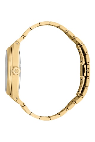 Reloj de cuarzo de acero - Dorado y negro