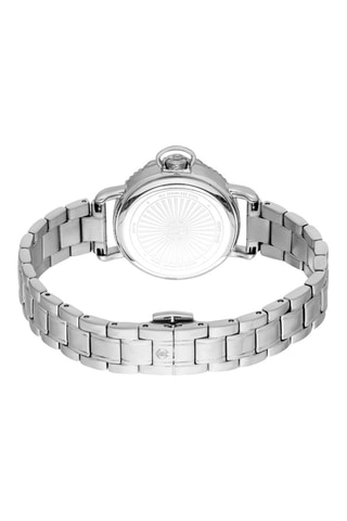 Reloj de cuarzo de acero - Plateado