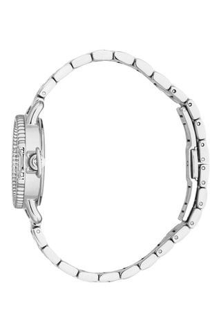 Reloj de cuarzo de acero - Plateado