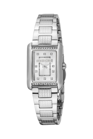 Reloj de cuarzo de acero - Plateado