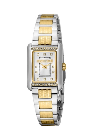 Reloj de cuarzo de acero - Plateado y dorado