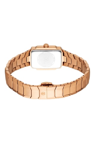 Reloj de cuarzo de acero - Rosa dorado