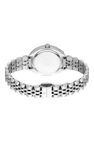 Reloj de cuarzo de acero - Plateado