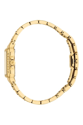 Reloj de cuarzo de acero - Dorado