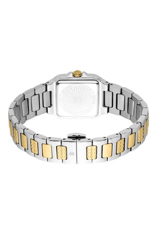 Reloj de cuarzo de acero - Plateado y dorado