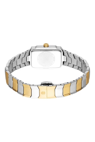 Reloj de cuarzo de acero - Plateado y dorado