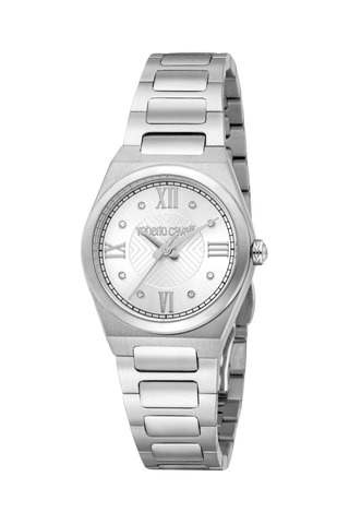 Reloj de cuarzo de acero - Plateado