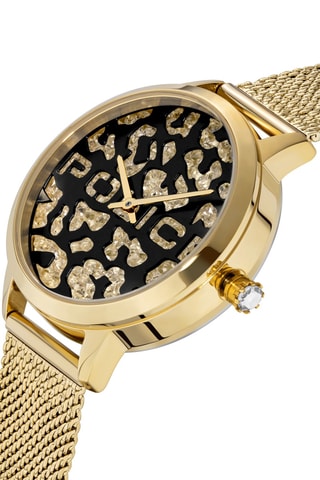Reloj de cuarzo de acero y chapado en oro amarillo Bagan - Police
