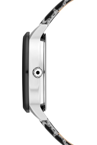 Reloj de cuarzo de piel Bagan - Negro y plateado - Police