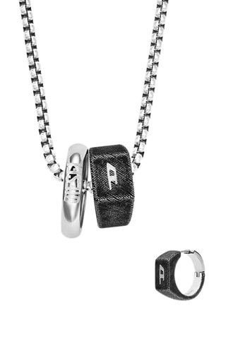 Collar Diesel Font - Plateado - Diesel