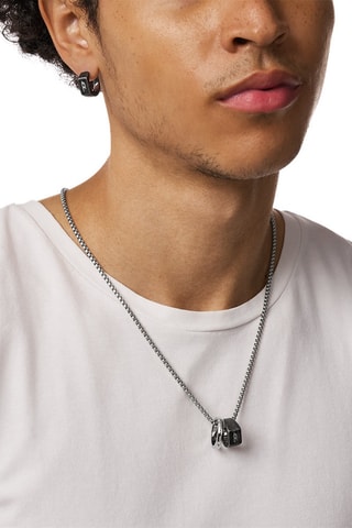 Collar Diesel Font - Plateado - Diesel
