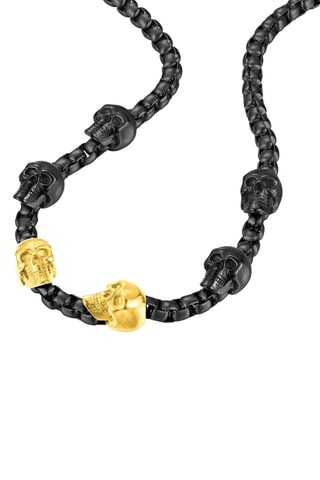 Collar Vertex - Chapado en ion negro y chapado en ion de oro amarillo - Police