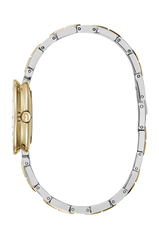 Reloj de cuarzo de acero - Plateado y dorado