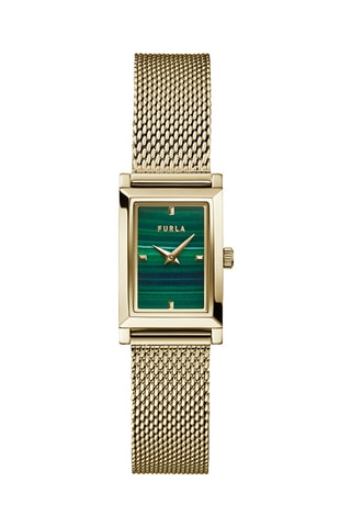 Reloj de cuarzo de acero - Dorado y verde