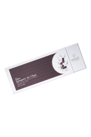 Coffret langues de chat au chocolat noir - 150 g
