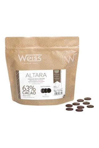 Sachet Fondette Altara chocolat noir 63% - 1 kg