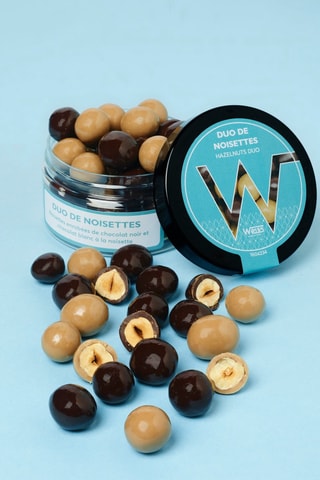 2 Duo noisettes chocolat noir Oryola - 125 g