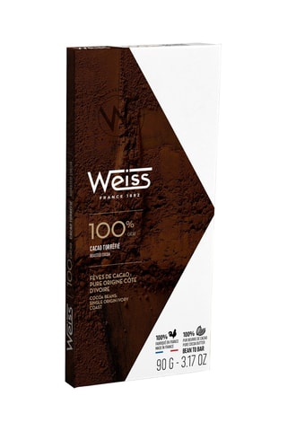 Tablette cacao torréfié 100% cacao - 90 g