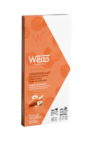 Tablette chocolat au lait chouchou 38% - 90 g