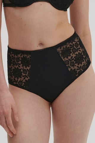 Culotte a vita alta Amazone - Nero